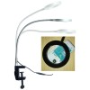 Tabletop Magnifying Glass with Adjustable Gooseneck Arm and LED Light
