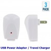 USB Travel Wall Charger with US Power Adapter