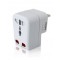 Universal Travel Adapter with USB Charging Slot