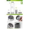 Glass Bottle with Infusion Cup